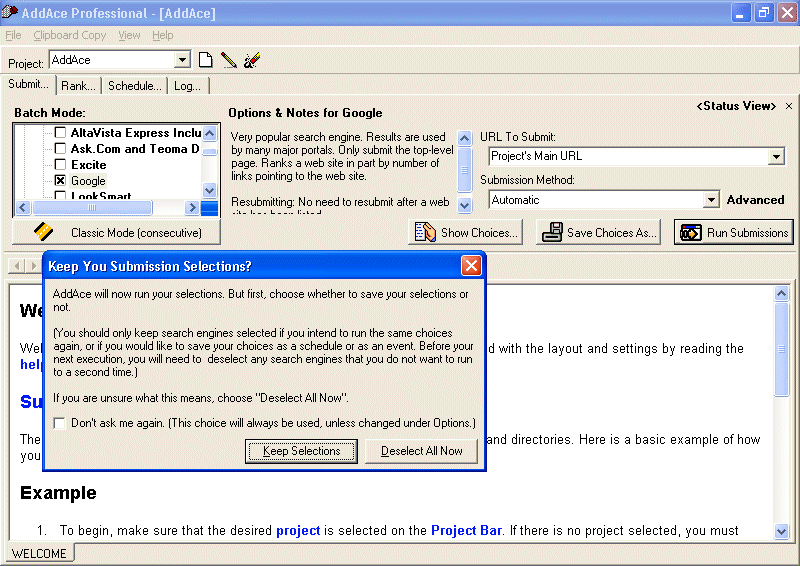 AddAce Screenshot